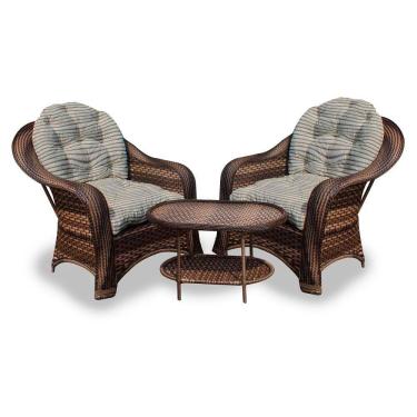 Imagem de Conjunto De Poltronas 2 Poltronas + 1 Mesa Centro Cabanas