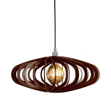 Imagem de Luminária Teto Lustre Pendente Balcão Cozinha Sala Egito Cor:chocolate