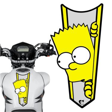 Imagem de Adesivo Faixa Gravata Sem Resina Bart Simpson Amarelo Cor Amarelo