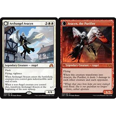 Imagem de Magic: the Gathering - Arcanjo Avacyn // Avacyn, the Purifier (005/297) - Sombras sobre Innistrad de Magic: the Gathering
