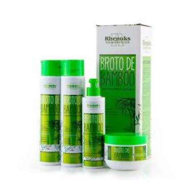 Imagem de Kit Capilar Broto de Bamboo c/ 4 peças Rhenuks