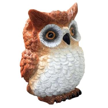 Imagem de AMAJY Suporte De Óculos Coruja Para Mesa Ou Criado-Mudo, E Sol Excêntricos, Organizador Estatuetas Decorativas Casa, Decoração Escritório, Ideia Presentear Em Meias Natal