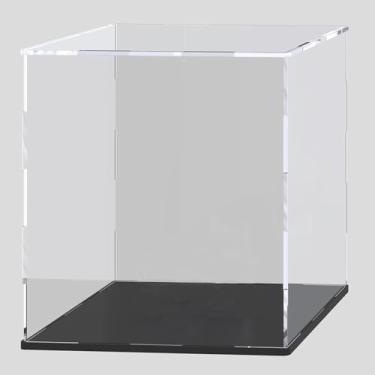 Imagem de UoYeet Caixa De Acrílico Para Casa Bonecas Em Miniatura, Capa Protetora Contra Poeira Transparente E Resistente, Kit Artesanato Faça Você Mesmo, À Prova Pequena 25X20X23 Cm