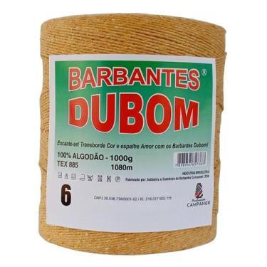 Imagem de Barbante Dubom Mostarda -1 Kg - Fio 6 - Barbantes DUBOM