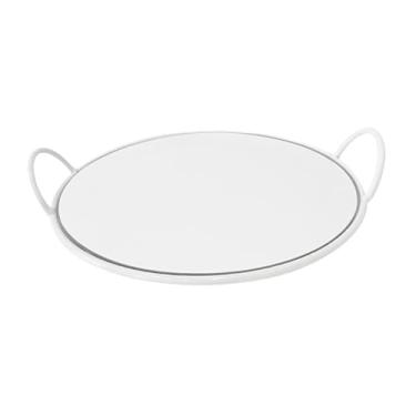 Imagem de Ｂｅｓｇａ Bandeja decorativa espelhada, organizadora versátil para maquiagem e cosméticos, bandeja para penteadeira, acessório para fotos, mesa de centro,