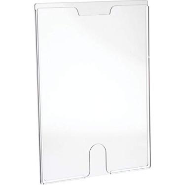 Imagem de Display Office A4 em PS Rígido Transparente – Maxcril – Suporte Vertical para Folhas, Avisos e Informativos