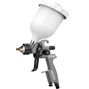 Imagem de Pistola Pintura Pneumatica Funilaria Automotiva 600ml Bico 1,4mm - PDR
