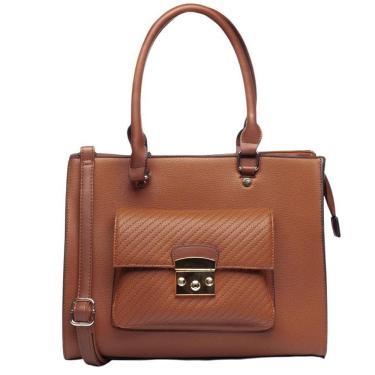 Imagem de Bolsa Feminina Napa Caramelo Linda