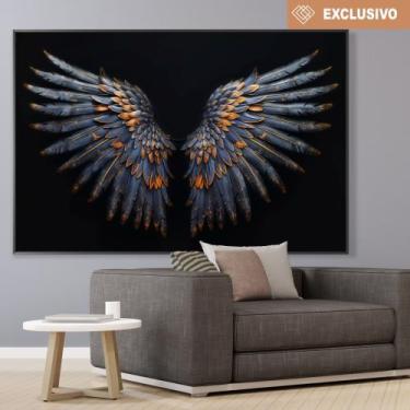 Imagem de Assas abstratas - MeMoldura, Chassi Borda Infinita, 40x60