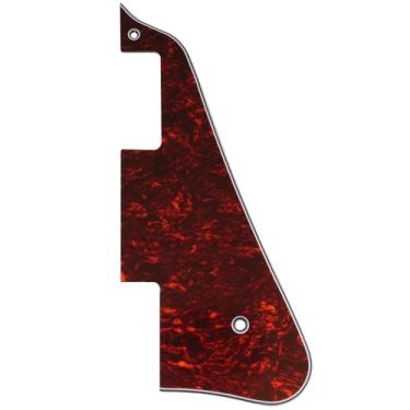 Imagem de Musiclily Escudo Pickguard para Guitarra China Made Epiphone Les Paul Standard Estilo Moderno, 4 Camadas Vermelho Tortoise