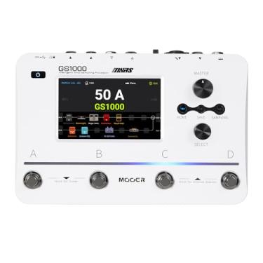 Imagem de MOOER Processador Multiefeitos Para Guitarra Gs1000, Amostragem De Cadeias Efeitos Duplos Com Entrada Microfone Xlr, Tela Sensível Ao Toque E Mais 350 Efeitos, Pedal Elétrico 120 Slots Porta Midi