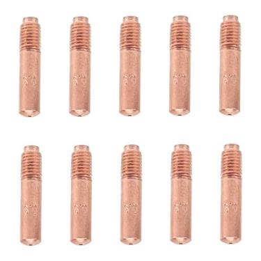 Imagem de Sonew Bicos Condutores de Alto Desempenho para Mig Dicas de Contato de Soldagem 0,9 Mm Acessórios Pequenos de Cobre - Acabamento Liso Durável e Resistente à Corrosão para Soldagem Eficiente