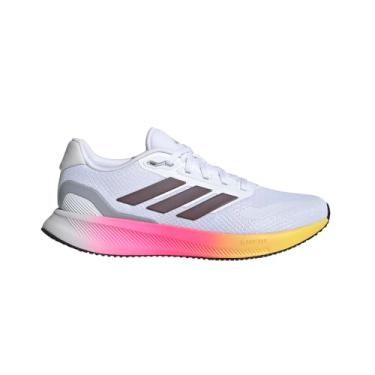Imagem de adidas Tênis feminino Run Falcon 5, Branco/Aurora Met./Preto, 38