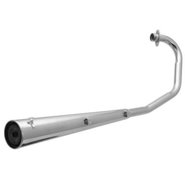 Imagem de Escapamento Moto Honda Titan 150 Ks Es 2005 a 2008 Modelo Original Cro