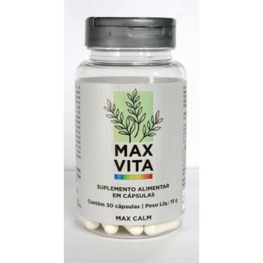 Imagem de Max vita suplemento alimentar em cápsulas - MAX CALM
