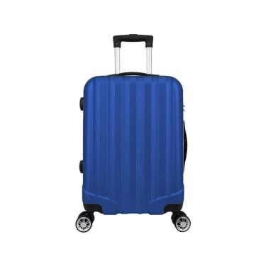Imagem de Mala de bordo com rodinhas giro 360º em material ABS com cadeado Prizi Azul - XH-A122.