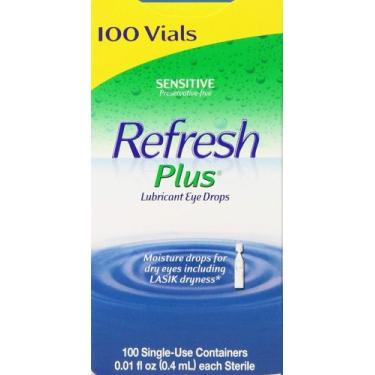 Imagem de Colírio Refresh Plus Allergan Lubrificante 100x2, frascos