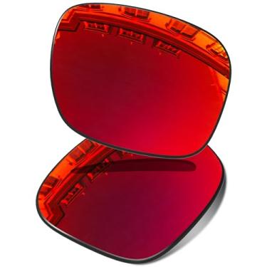 Imagem de Vonxyz Lentes de reposição para óculos de sol Oakley Jupiter Squared OO9135 - Rubi MirrorCoat polarizado