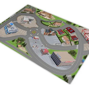 Imagem de Pista p/ Carrinhos Hotwheels Grande Cidade Comércio 1,4x1,0m - PlimSho