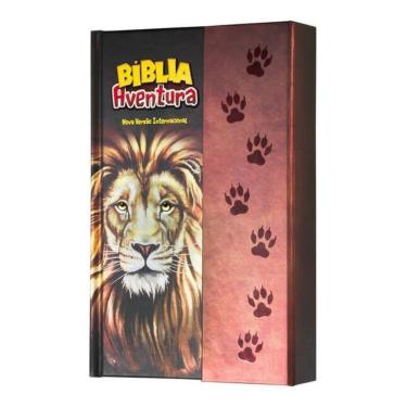 Imagem de Bíblia Aventura Para Crianças, Nvi, Capa Dura Com Fechamento Em Ímã, Leão, Leitura Perfeita