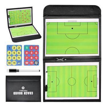 Imagem de Kit Prancheta Quadro Tática Magnética Para Campo De Futebol (Futebol, única)
