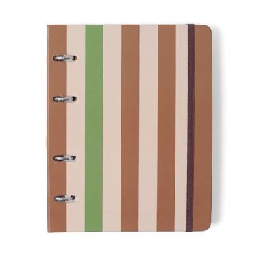Imagem de Cicero Caderno Criativo Argolado Office Duo Mocha Pistache Pautado & Pontado A5 Lungo
