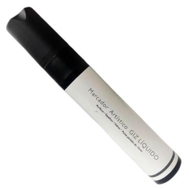Imagem de Marcador De Vidro Giz Líquido 15mm Preto BRW