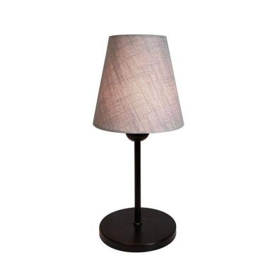 Imagem de Abajur Cabeceira Para Quarto Cone Vivare Md-2005 Cúpula em Tecido Cone - Bivolt
