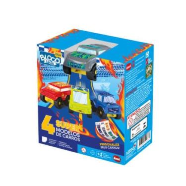 Imagem de Monta Carros Blocolândia Click 24 Peças - Dismat