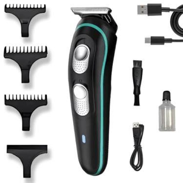 Imagem de Máquina De Cortar Cabelo, Aparadores de Cabelo Para Homens e Crianças Aparador de Cabelo Elétrico Sem Fio Recarregável USB Kit De Corte de Cabelo 4 Pentes-Guia (3 6 9 12 mm)