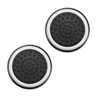 Imagem de 1 Par De Grips P/ Controle Anti Derrapante Silicone Botão Analógico Do Joystick Cor: Branco