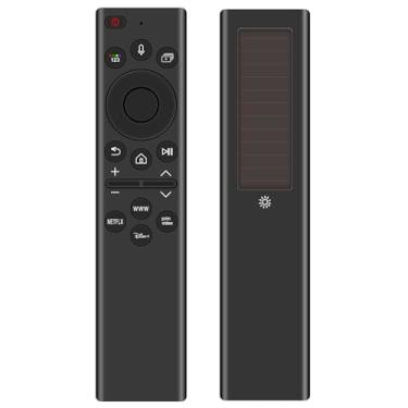 Imagem de Controle remoto de substituição de voz BN59-01385D aplicável para Samsung TV QN75QN800BFXZA QN75LS03BDFXZA QN85Q80BAFXZA QN70Q60BDFXZA QN50LS03BDFXZA QN55Q60BDFXZA QN75QN8N80 5BAFXZZ A QN65S95BAFXZA