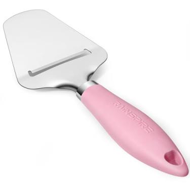 Imagem de Rainspire Fatiadores de queijo antiaderentes atualizados para cortador de queijo multifuncional para mussarela, cheddar, gruyere, acessórios de charcutaria para lava-louças, ferramentas de cozinha