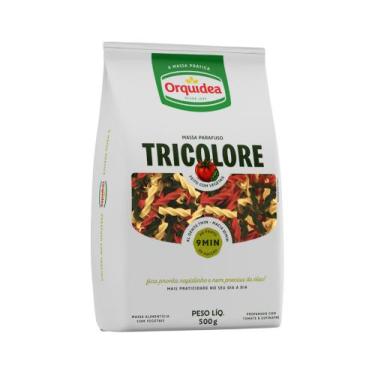 Imagem de Massa Sem Ovos Tricolore com Vegetais Parafuso Orquídea 500g