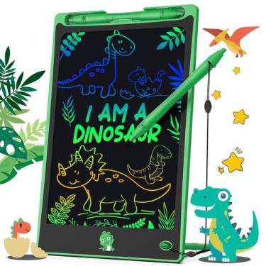 Imagem de Tablet de escrita LCD Hockvill para crianças de 8,8 polegadas verde