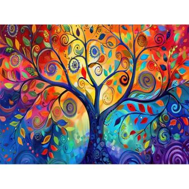 Imagem de Jigsaw Puzzles for Adults 1000 Piece,Colorful Tree of Life Puzzle 1000 Pieces,Educational & Decompressing, Challenging Brain Teaser.