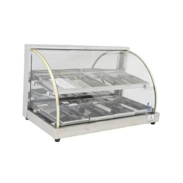 Imagem de Estufa para salgados elétrica Dupla 68cm com 8 Bandejas Supritecs, 220