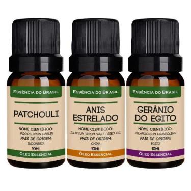 Imagem de Kit 3 Óleos Essenciais Óleos Do Oriente Médio Puros 10Ml - Essência Do