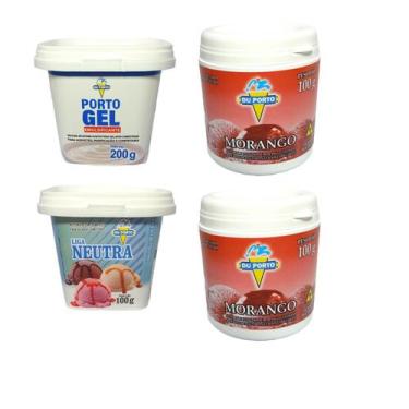 Imagem de Sorvete Kit Fazer Em Casa Emulsificante, Base, Liga Neutra - Du Porto,
