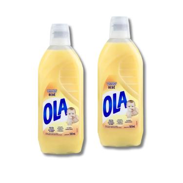 Imagem de Kit 2 Sabão Liquido Ola Bebê Com Extratos Naturais de Camomila e Erva Doce 500ML cada