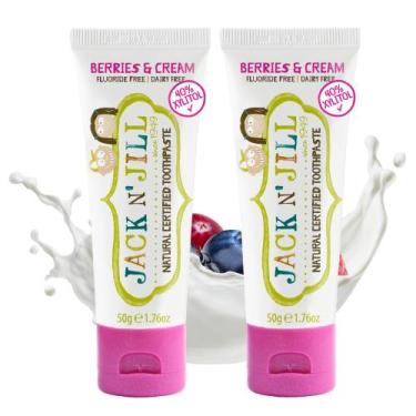 Imagem de Creme dental Jack N' Jill Natural Toddler 1-3 anos de frutas vermelhas