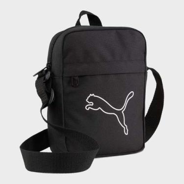 Imagem de Bolsa Puma Plus Portable Preta e Branca, Único