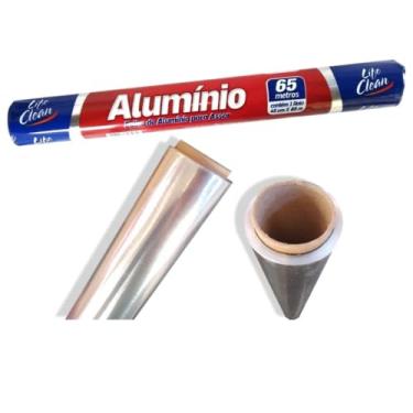 Imagem de PAPEL ALUMINIO 45CMX65M LIFE CLEAN