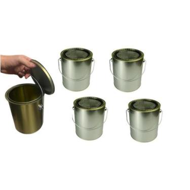 Imagem de 4 Lata Vazia Galao 3,6l - Parafutrecos