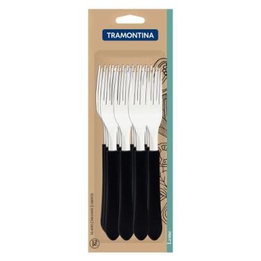 Imagem de Conjunto de Garfos de Mesa Leme com Lâminas em Aço Inox 12 Peças Tramo