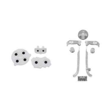 Imagem de Almofada De Borracha Condutiva Para Botão De Teclado GBA D Pad a B L R