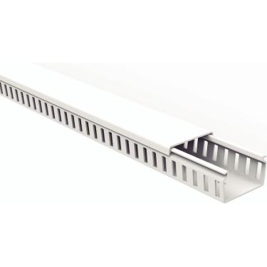Imagem de Canaleta Para Painel Tramontina Semiaberta Branca 50x50x2000mm Tramontina