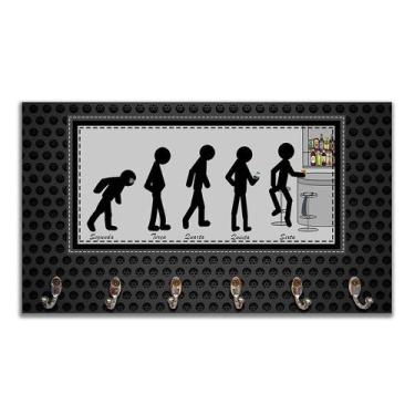 Imagem de Cabideiro De Parede Porta Chaves Toalhas Palito Cerveja Bar - FORMALIV