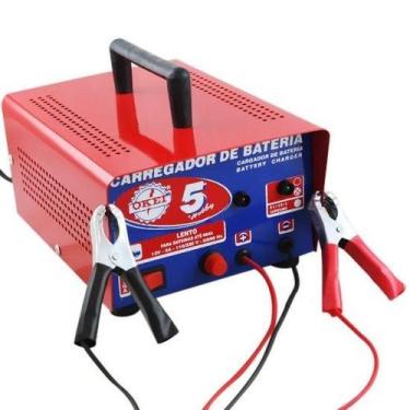 Imagem de Carregador de Bateria 5A 12V Eletrônico - OKEI