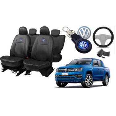Imagem de Kit de Capas de Couro de Designer para Amarok 2016 - Couro Impermeável